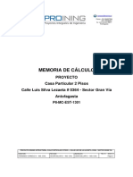 Memoria Calculo - REVB