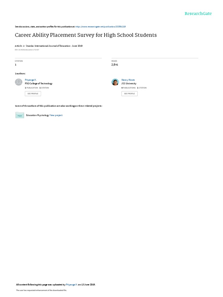 career-ability-placement-surveyfor-high-school-students-pdf-student