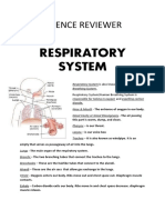 Respiratory and Circulatory Systems Review