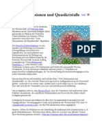 Viele Dimension en Und Quasikristalle