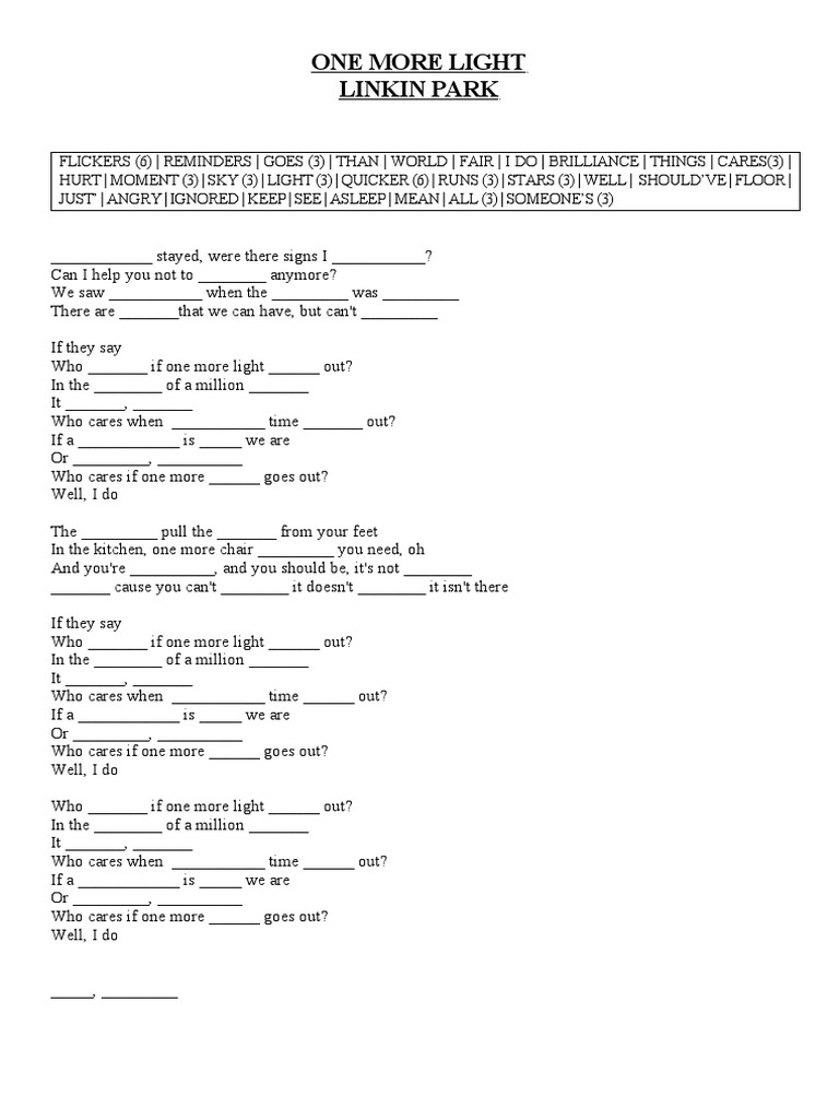One more light pdf