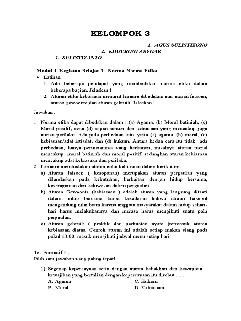 Soal Modul 4 | PDF