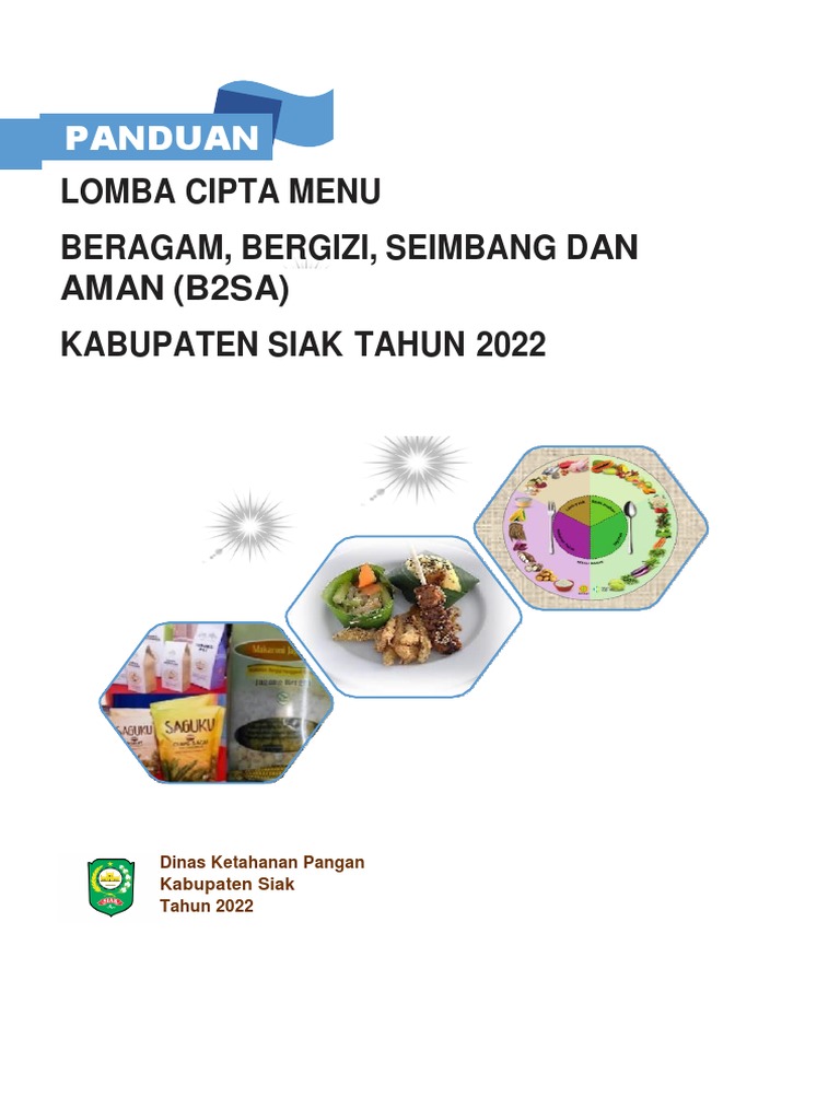 Panduan Lomba Menu B2SA Siak 2022 | PDF