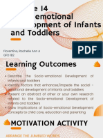 Module 14 Socio Emotional Development Ofinfants and Toddlers