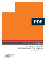 SIJ 16 La Causal de Despido Por Necesidades de La Empresa Septiembre2017