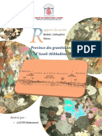 Rapport Lithosphère Granitoïdes d'Aouli Mibladène