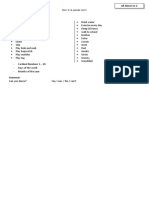 2º - Unit 1 - Vocabulary