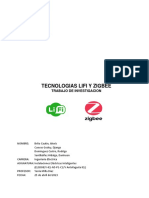 TECNOLOGIAS LIFI Y ZIGBEE - Instalaciones Eléctricas Inteligentes - Grupo 1