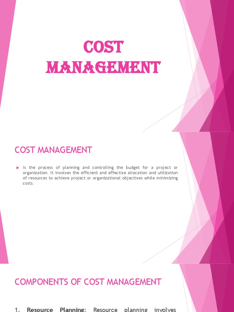 Cost and Quality Management PDF Quality Management Cost Accounting