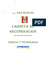 1°ciencia y Tecnologia. Carpeta de Recuperacion.