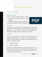 Enunciado do Desafio Final - Programador(a) de Software Iniciante