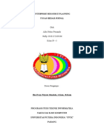 Enterprise Resource Planning Tugas Bedah Jurnal: Oleh Aldo Rekso Pernando Nobp 18101152630186 Kelas If - 5