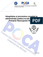 Integritatea Si Prevenirea Coruptiei in Administratia Publica Locala La Nivelul Primariei Municipiului Moreni