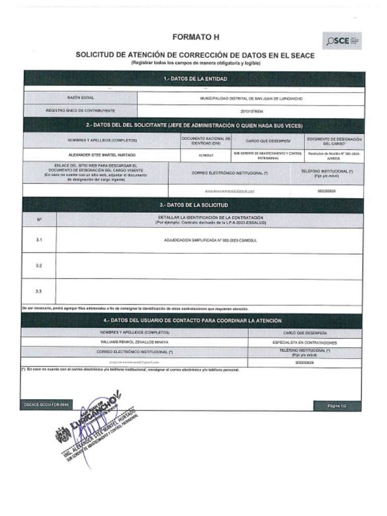 Formato H | PDF