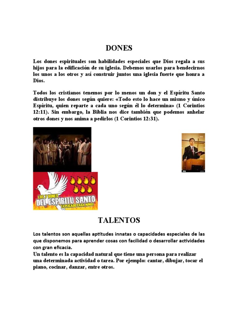 Dones y Talentos | PDF