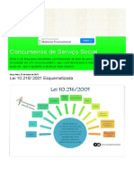 Concurseiros de Serviço Social - Lei 10.216 - 2001 Esquematizada