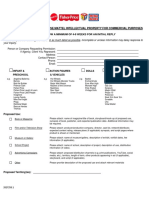 Commercial Permission Form