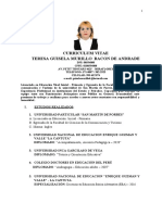 CV Educadora con experiencia