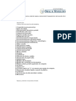 lista actualizada CONSULTORIO DE ODONTOLOGÍA GENERAL