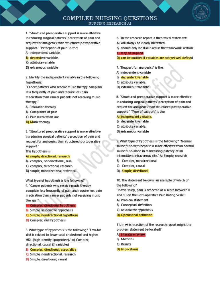 Research ( (A1) ) QS | PDF