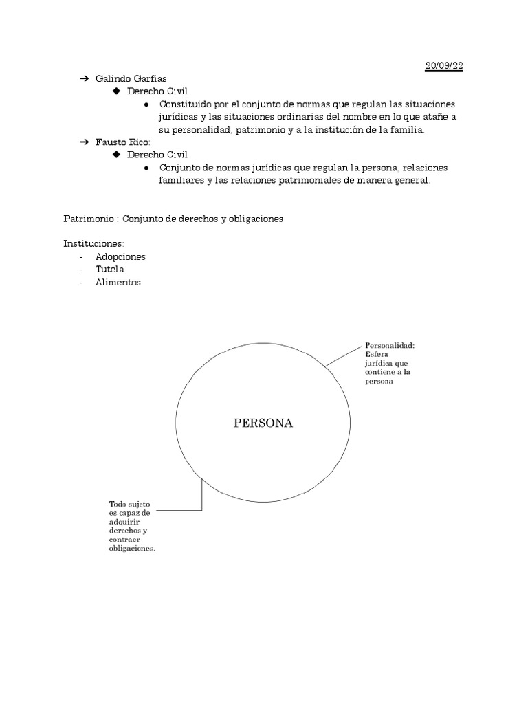 Derecho Civil Personas y Familia | PDF