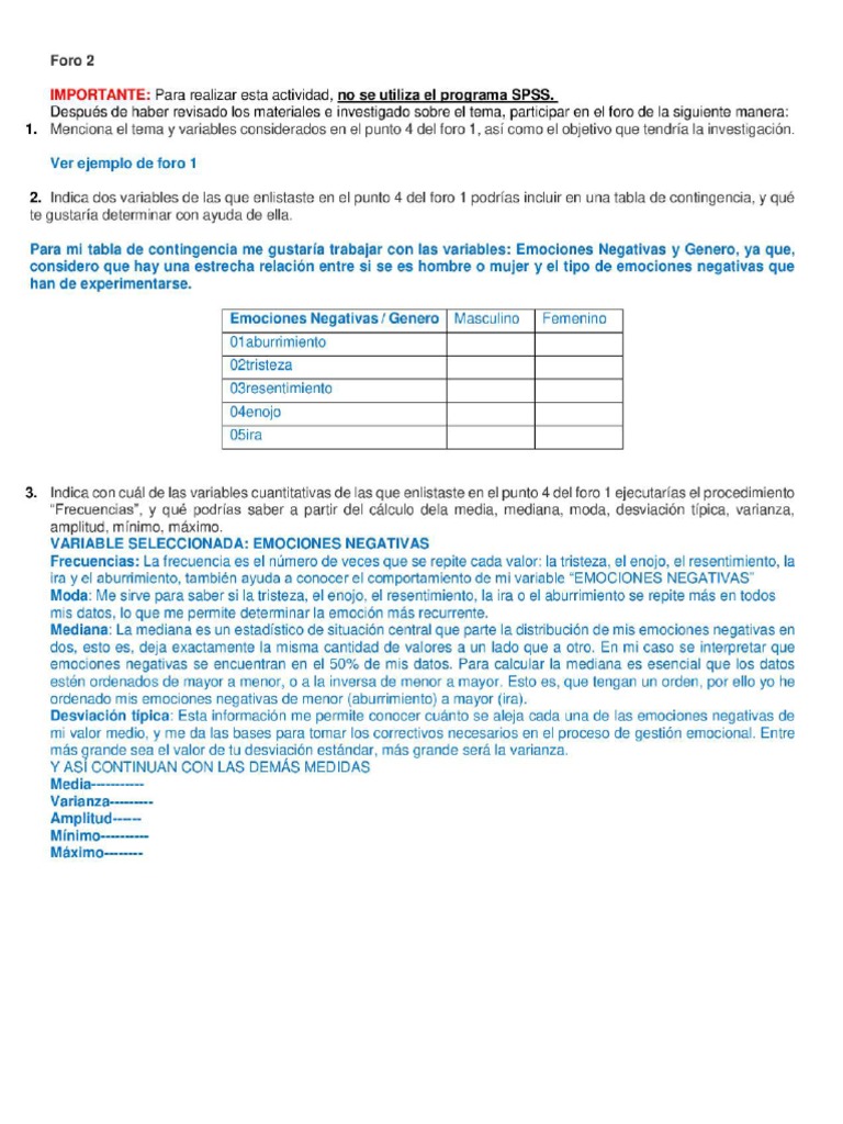Ejemplo Foro 2 | PDF