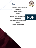 4.2.1 Resumen de Tipos de Coordenadas, Manejos y Usos