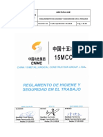 Reglamento de Higiene y Seguridad en El Trabajo CHINA 15 MCC - v2