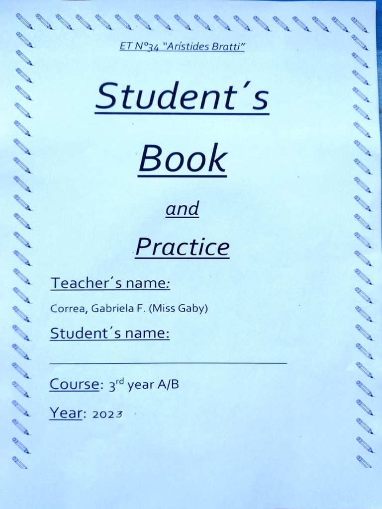 Booklet of English 3rd Year A-B | PDF