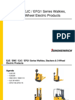 Electric Walkies, Stackers & 3-Wheel Trucks Product Line Overview