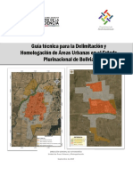 Guia de Delimitacion y Homologacion de areas urbanas