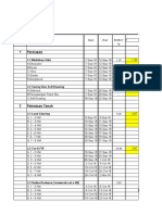 DBU PROJECT SCHEDULE