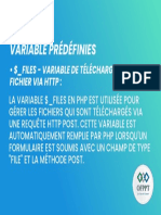 Variable Prédéfinies: - $ - Files - Variable DE Téléchargement DE Fichier VIA