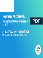 Variable Prédéfinies: Voici LES Clés Principales DE LA Variable $ - Files