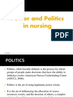 Unit 2 B Power Politics in Nursing