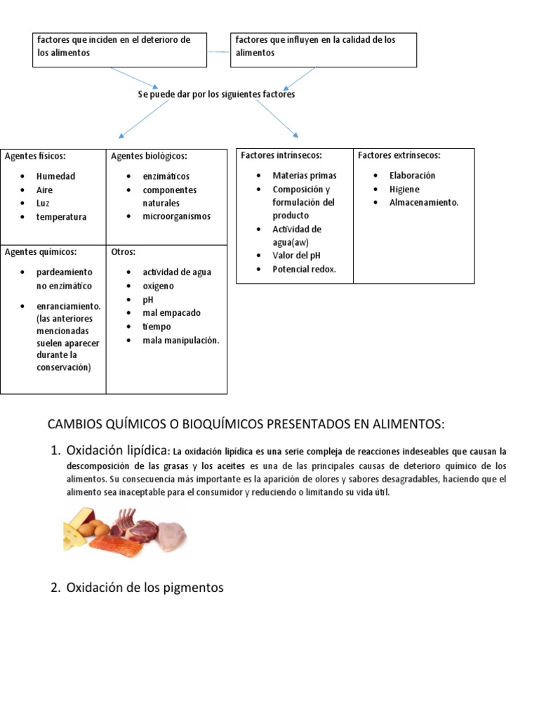 Factores de Deterioro de Alimentos | PDF