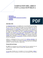 Contaminación Del Aire e Impacto en La Salud Publica Neiva