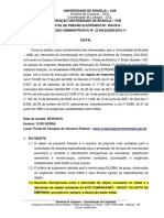 Licitação de serviços de manutenção de elevadores na UnB