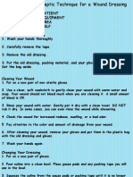 Aseptic Wound Dressing Change