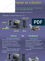 Computer As A System