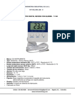 T-144 - Termómetro Digital Nevera Con Alarma SM