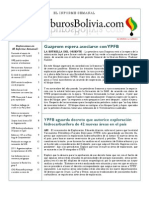 Hidrocarburos Bolivia Informe Semanal Del 05 Al 11 Septiembre 2011