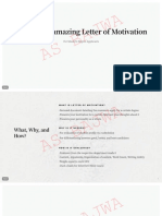 How To Write Letter of Motivation