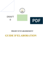 Guide de Realisation Du Projet D'etablissement-Pe