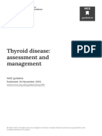 Thyroid Disease - Assessment and Management (NICE Guideline) (NG145) (2019)