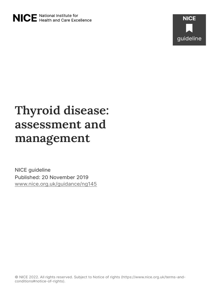 Irregular Periods Nice Cks Subclinical Hypothyroidism