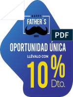 Letrero Descuentos Mes Del Padre