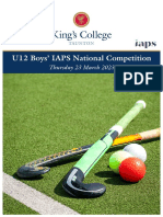 2023 U12 Boys Hockey IAPS Booklet