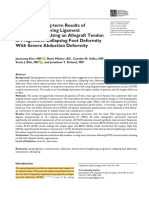 Medium - To Long-Term Results of Nonanatomic Spring Ligament Reconstruction Using An Allograft Tendon in Progressive Collapsing Foot Deformity With Severe Abduction Deformity