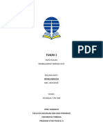 Tugas Tutorial 1 Pembelajaran Terpadu